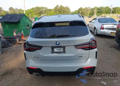 2022 BMW X3 xDrive30I из США, поврежденный, VIN 5UX53DP08N9L55946